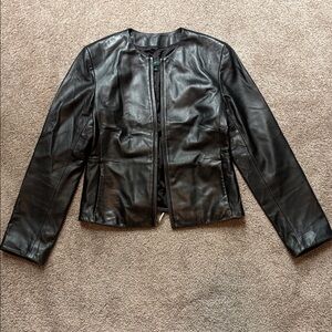 Siena Studio Black Leather Jacket